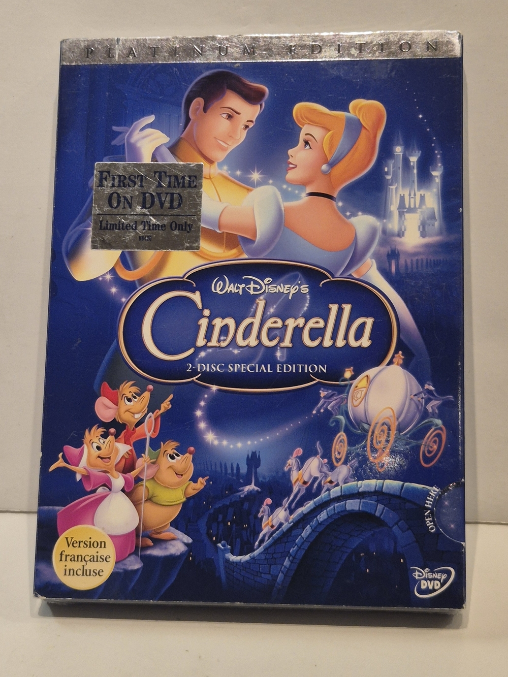 Disney Cinderella Walt Disney - First time on DVD Edition